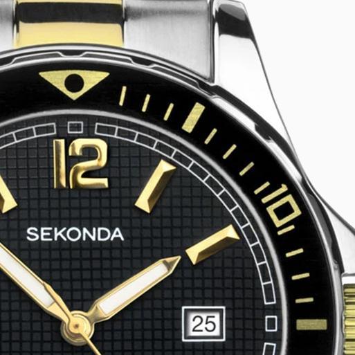 Silver gold discount watch mens